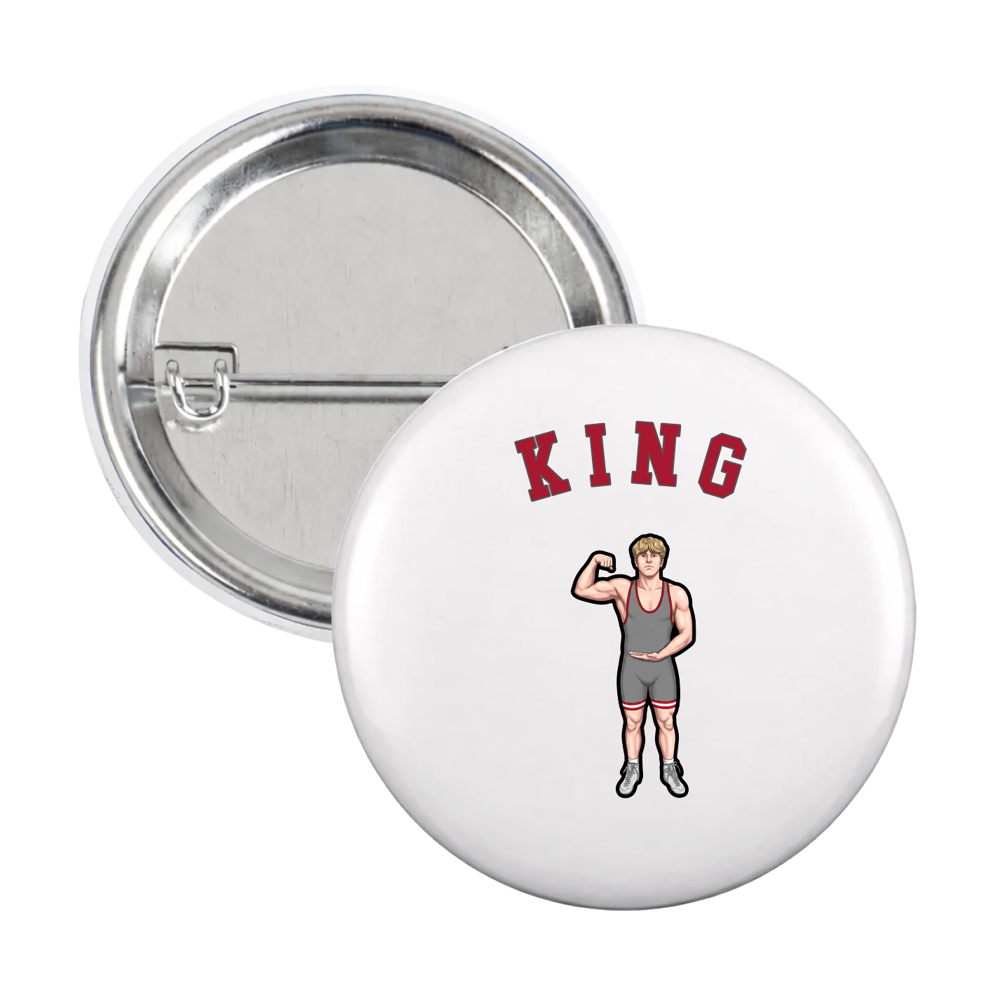 Game Day Button — Shirsey Arch in White