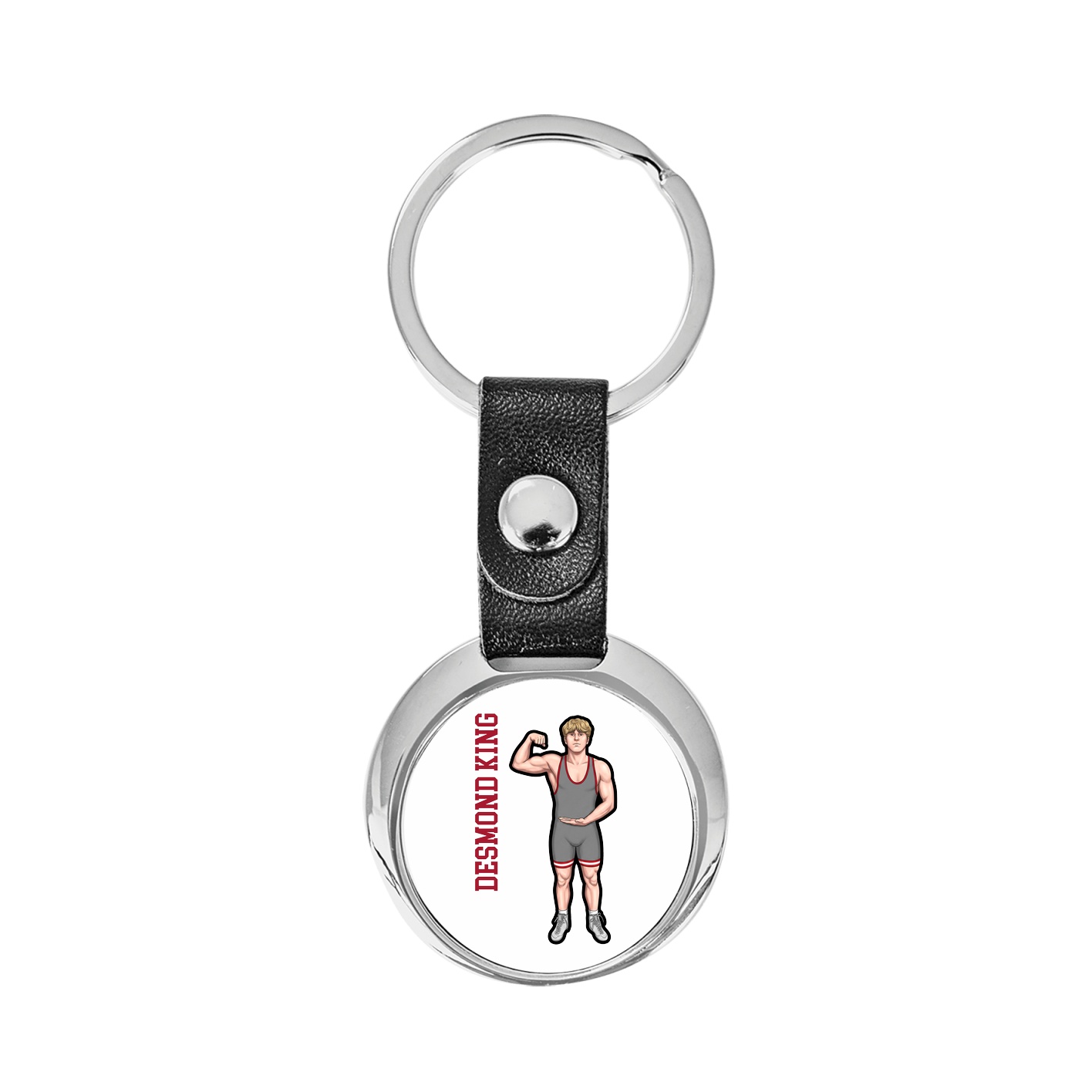 Key Chain — Name Vertical in Classic