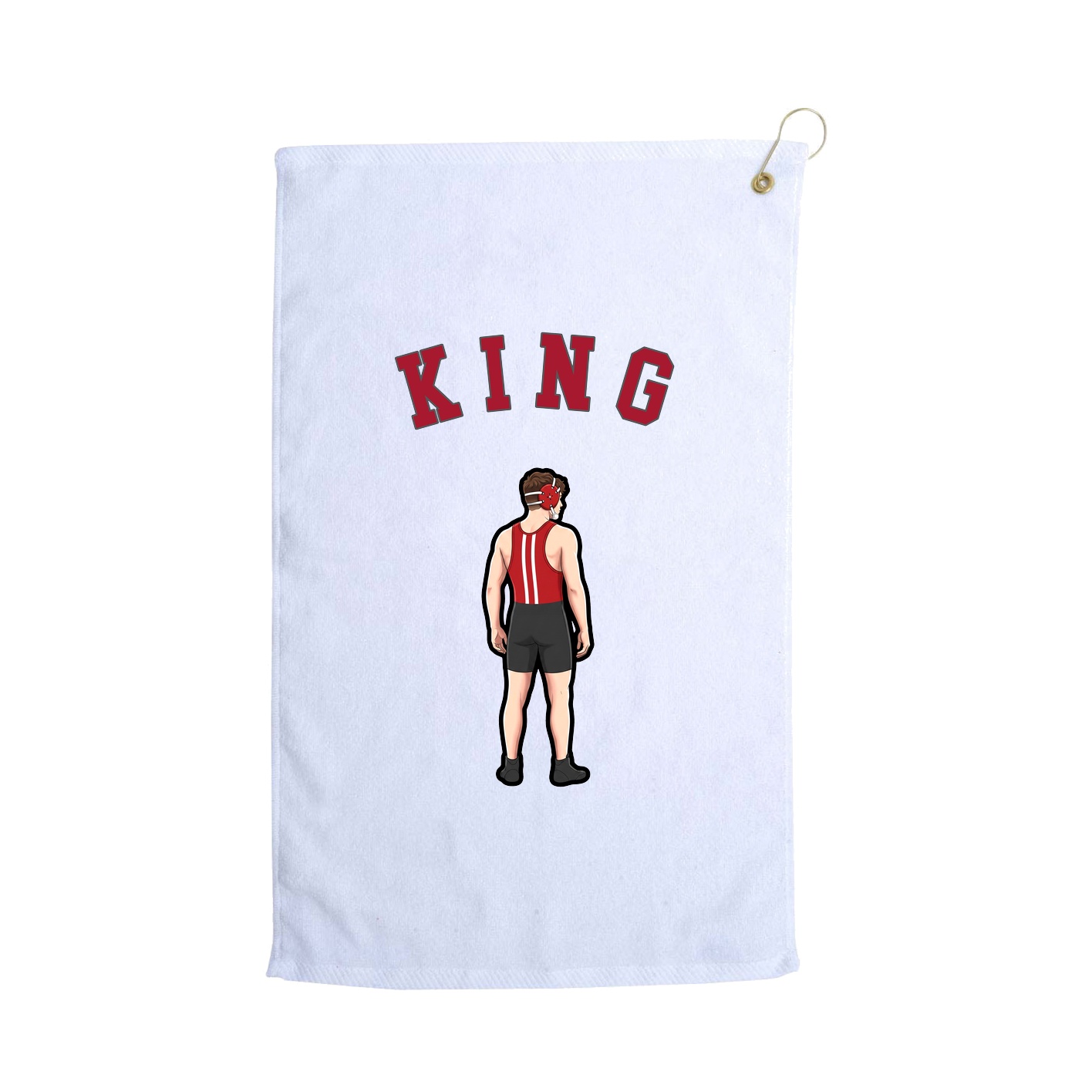 Golf Towel — Shirsey Arch in White