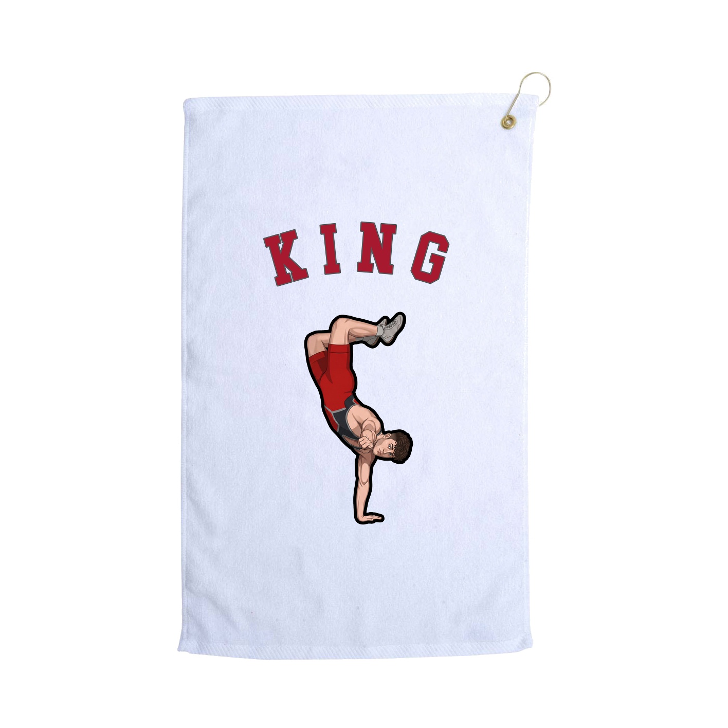 Golf Towel — Shirsey Arch in White