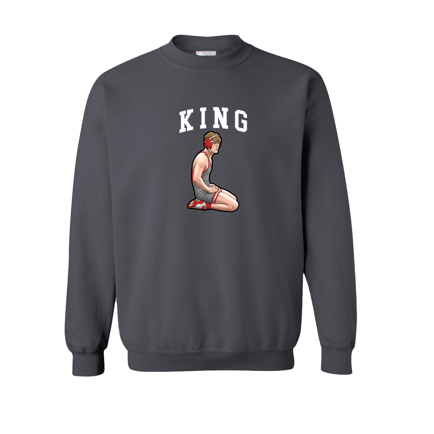 Fleece Crew — Shirsey in Grey
