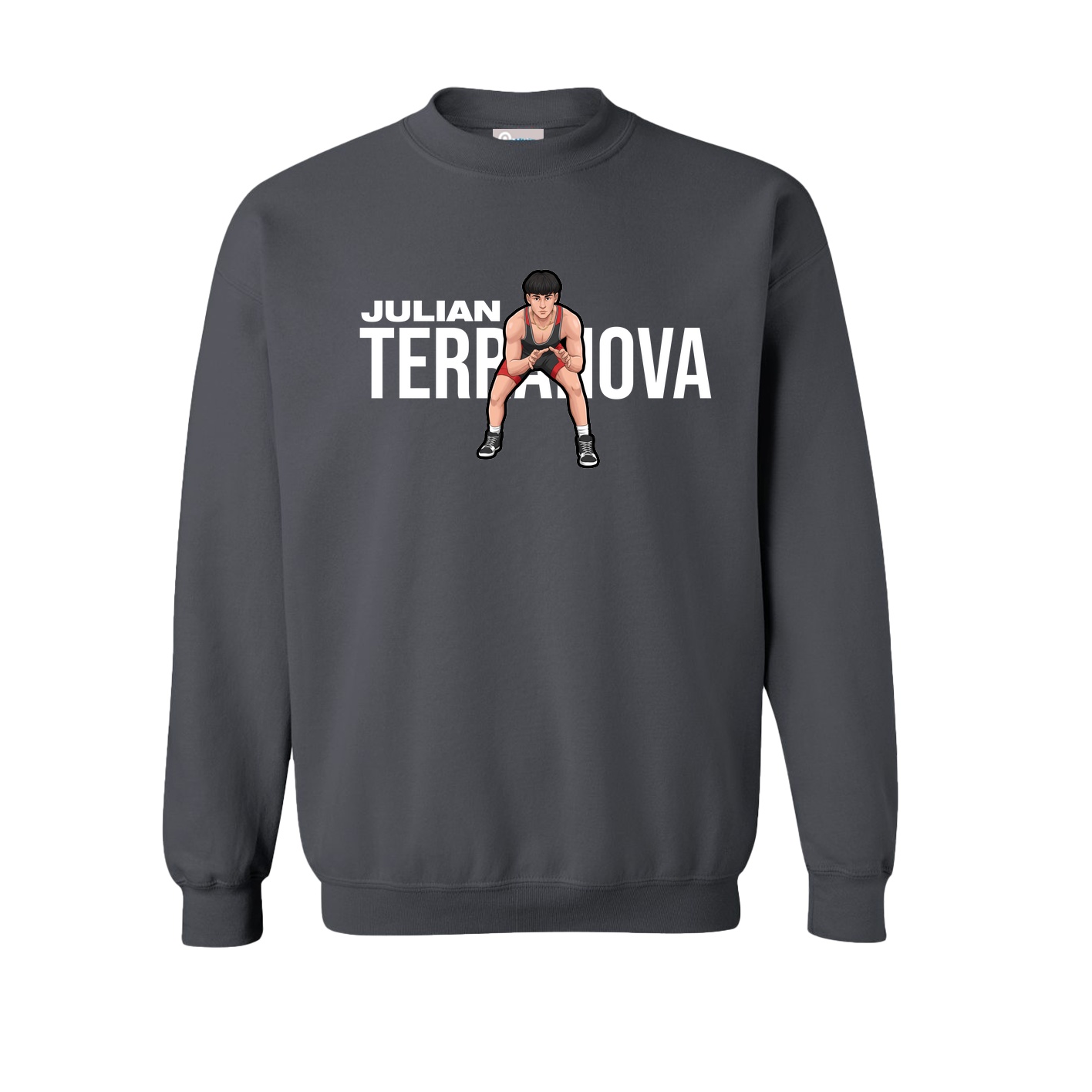 Fleece Crew — Player Name in Grey