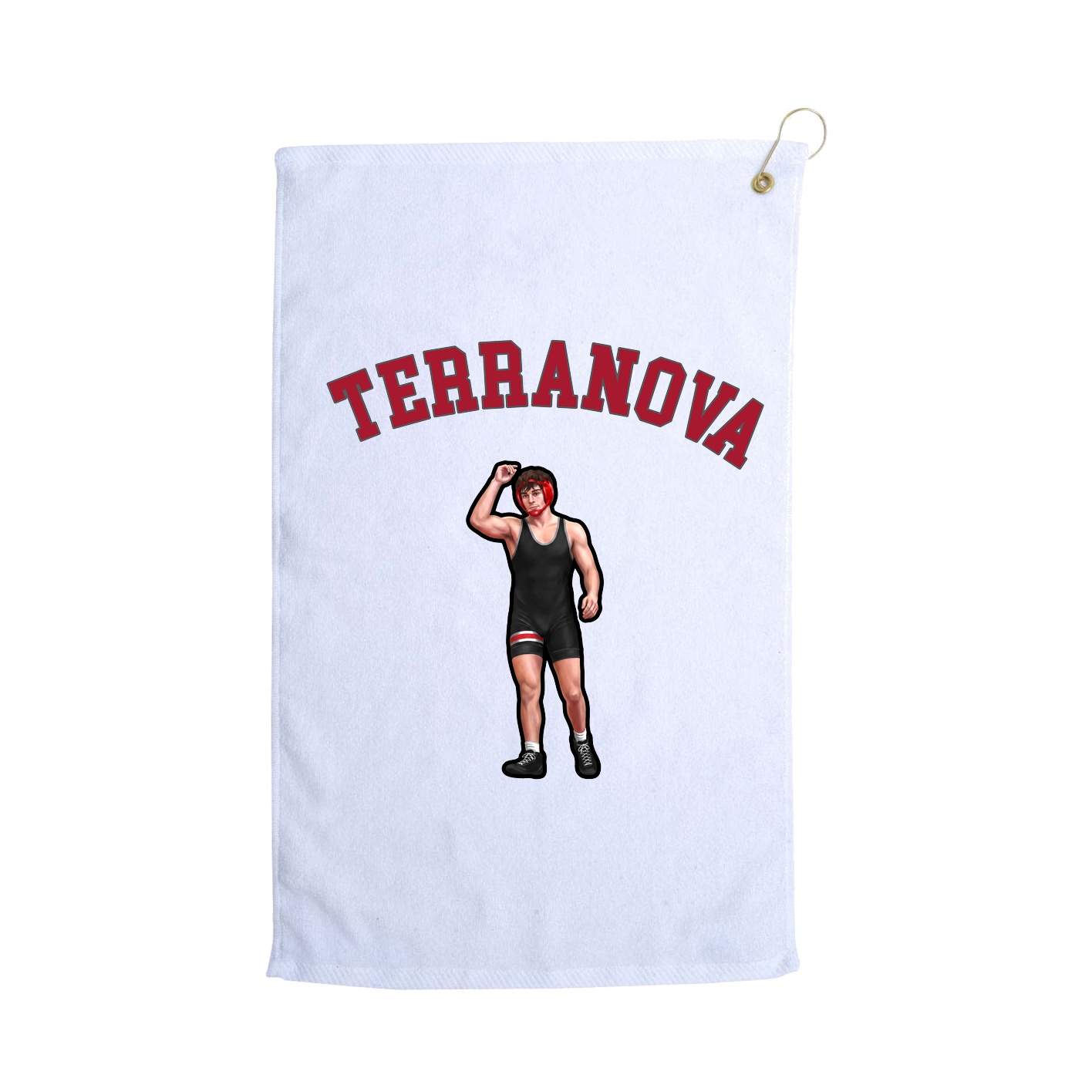 Golf Towel — Shirsey Arch in White