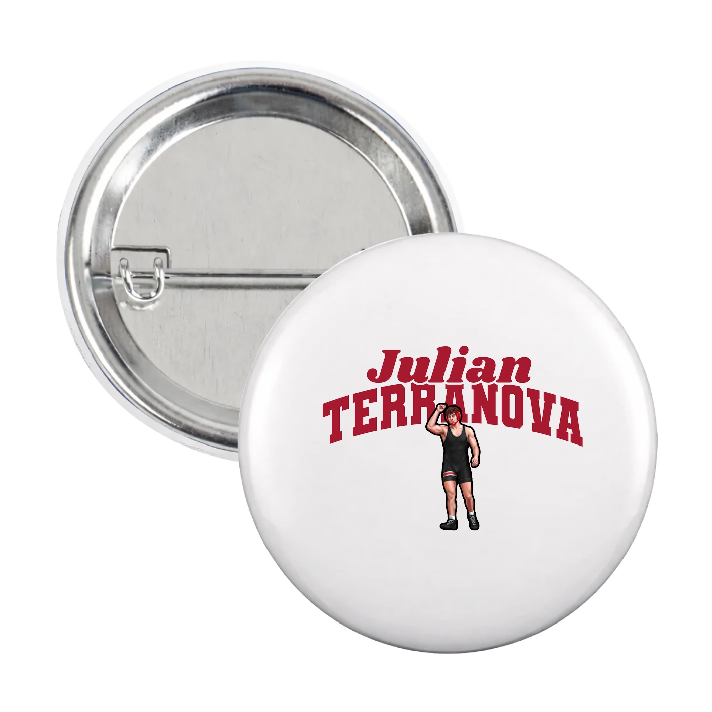 Game Day Button — Signature Arch in White