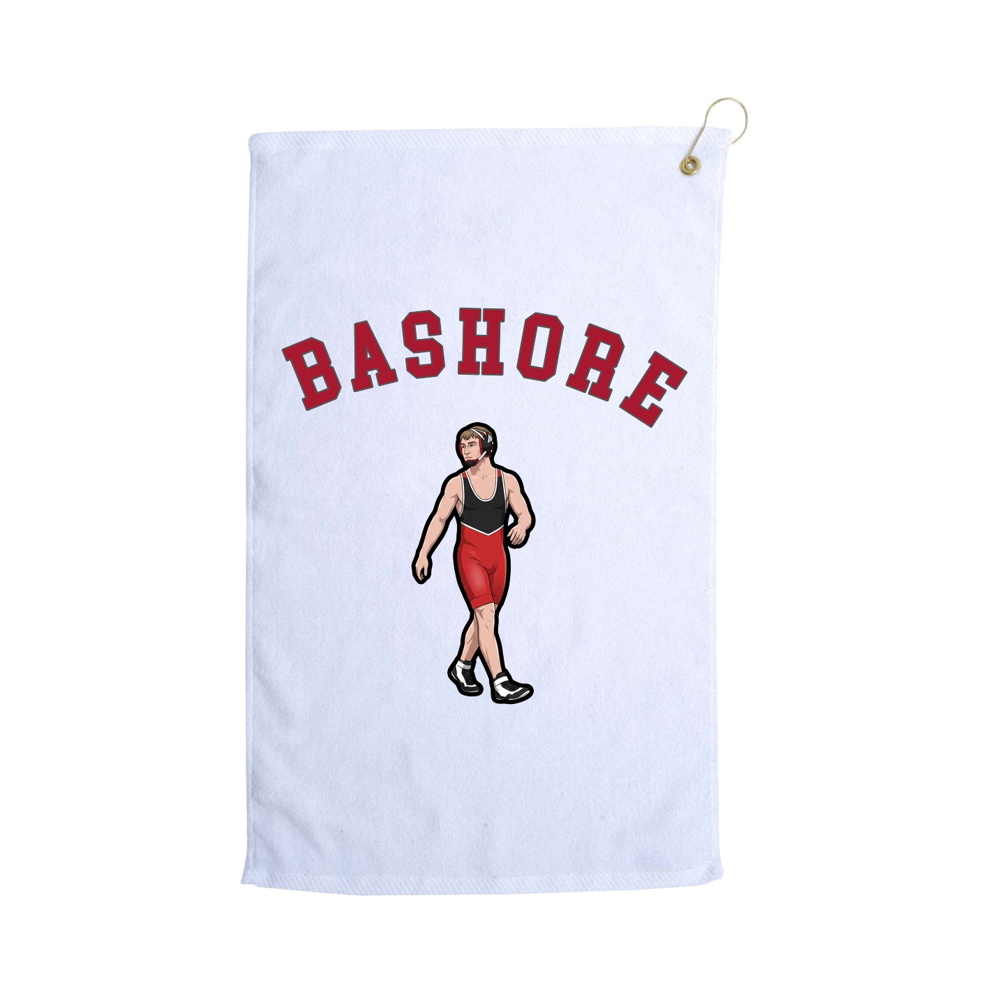Golf Towel — Shirsey Arch in White