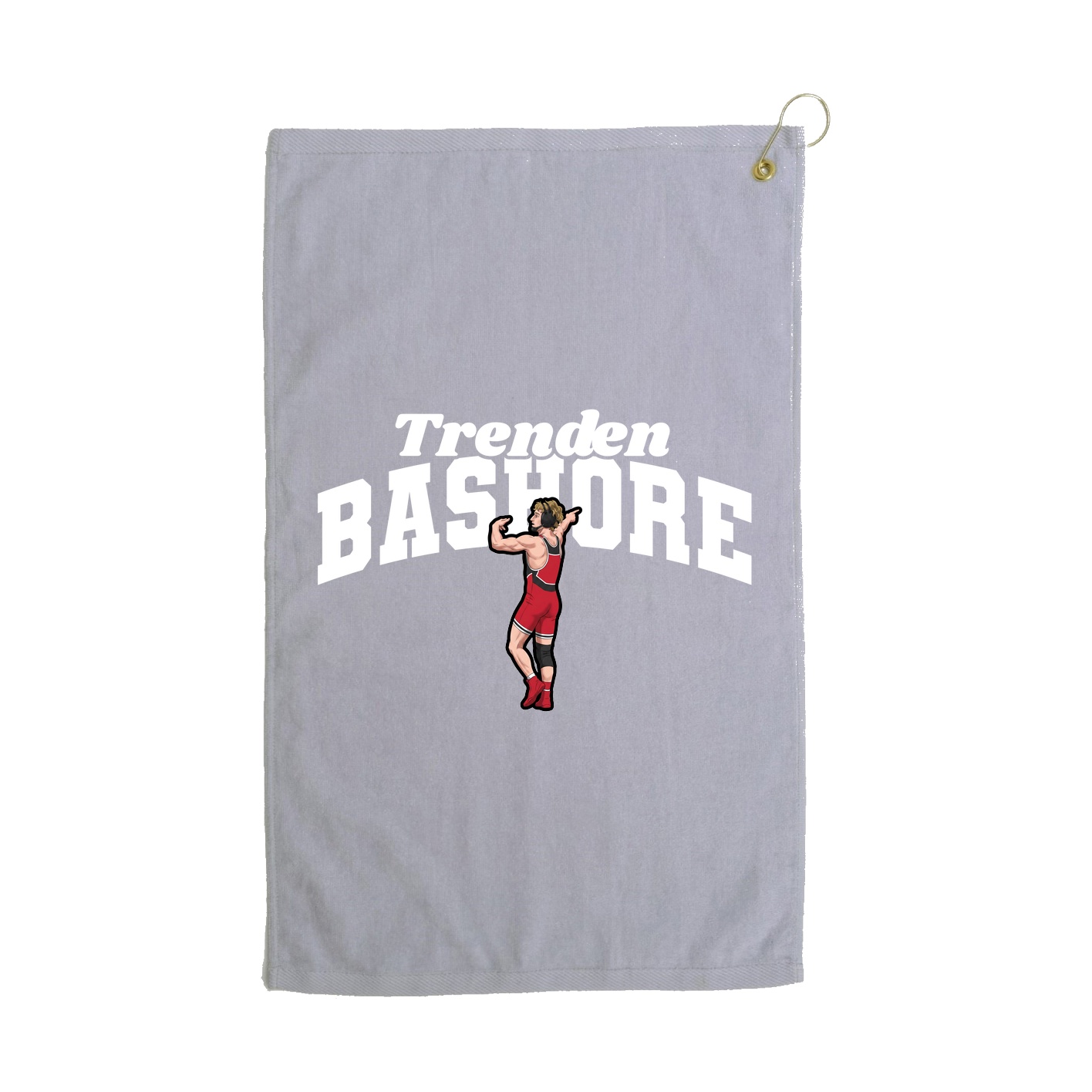 Golf Towel — Signature Arch in Grey