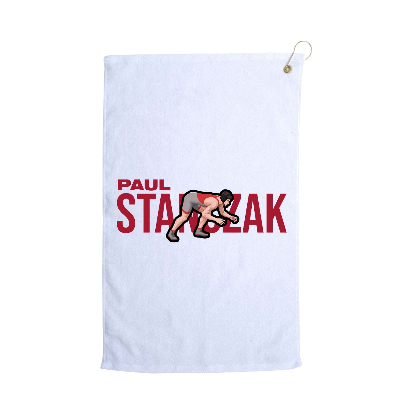 Golf Towel — Player Name in White
