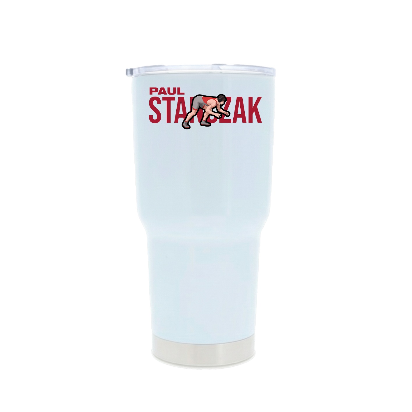 30oz Stainless Steel Tumbler — Player Name in White