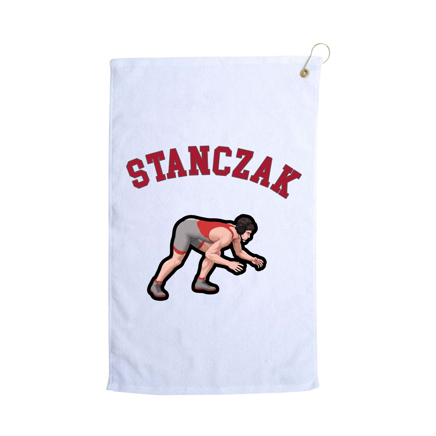 Golf Towel — Shirsey Arch in White