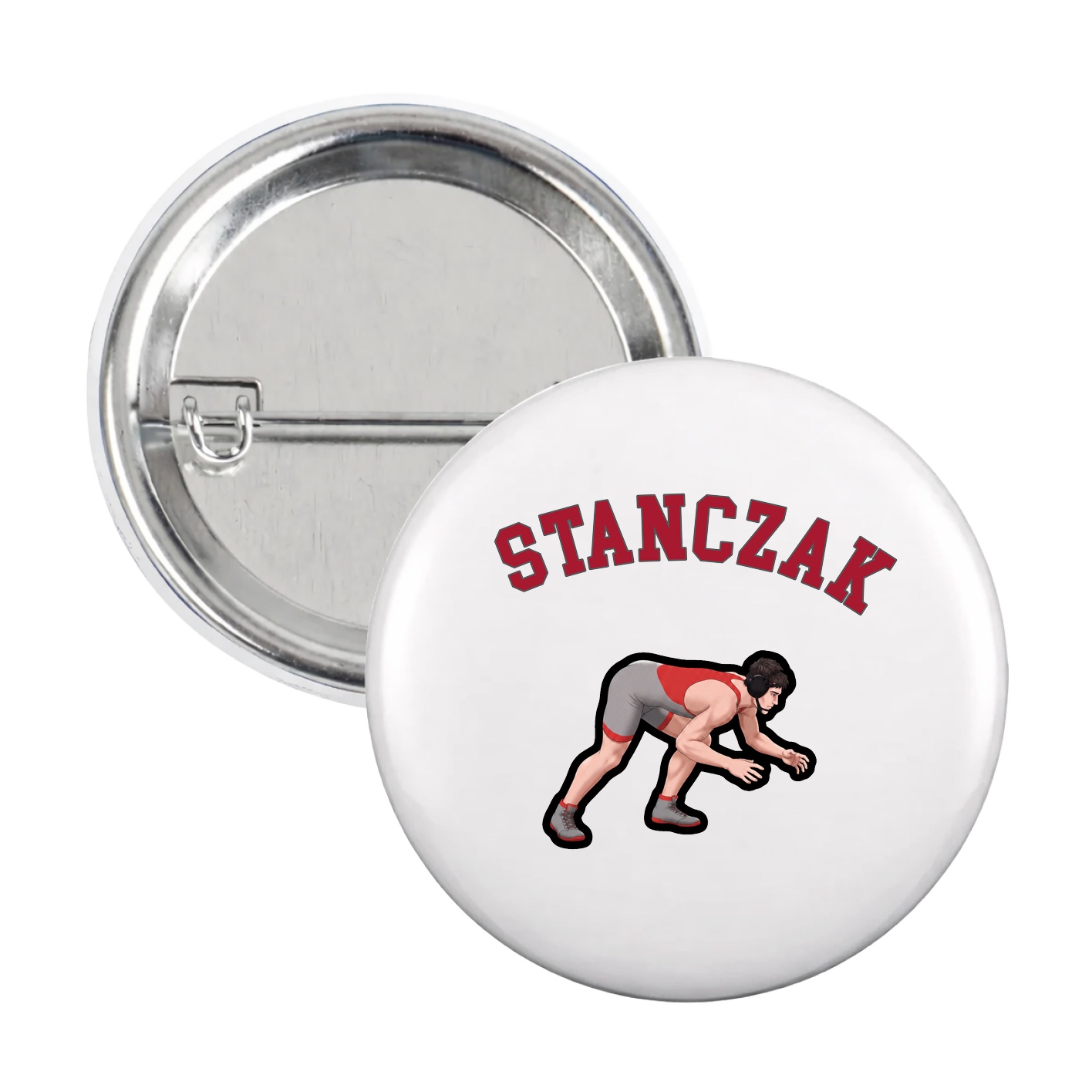 Game Day Button — Shirsey Arch in White