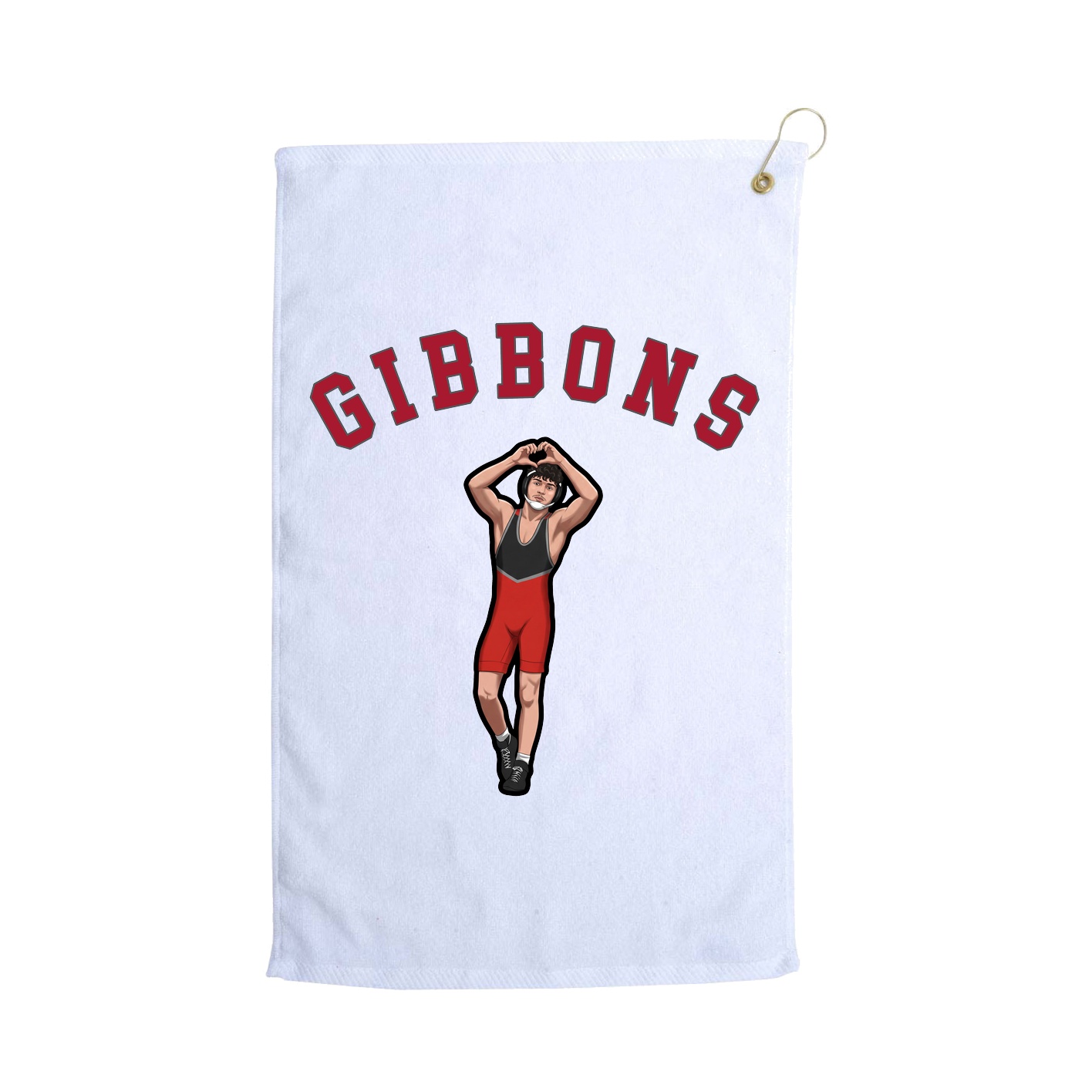 Golf Towel — Shirsey Arch in White