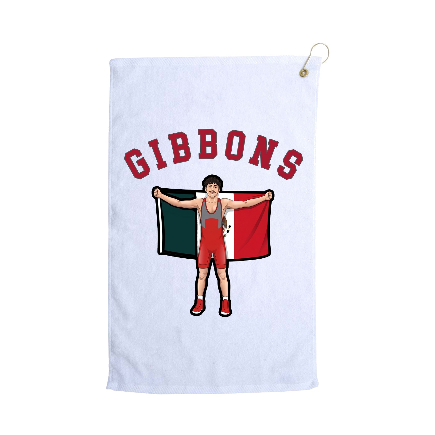 Golf Towel — Shirsey Arch in White