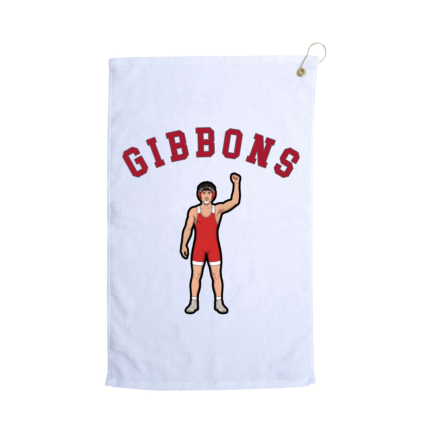 Golf Towel — Shirsey Arch in White