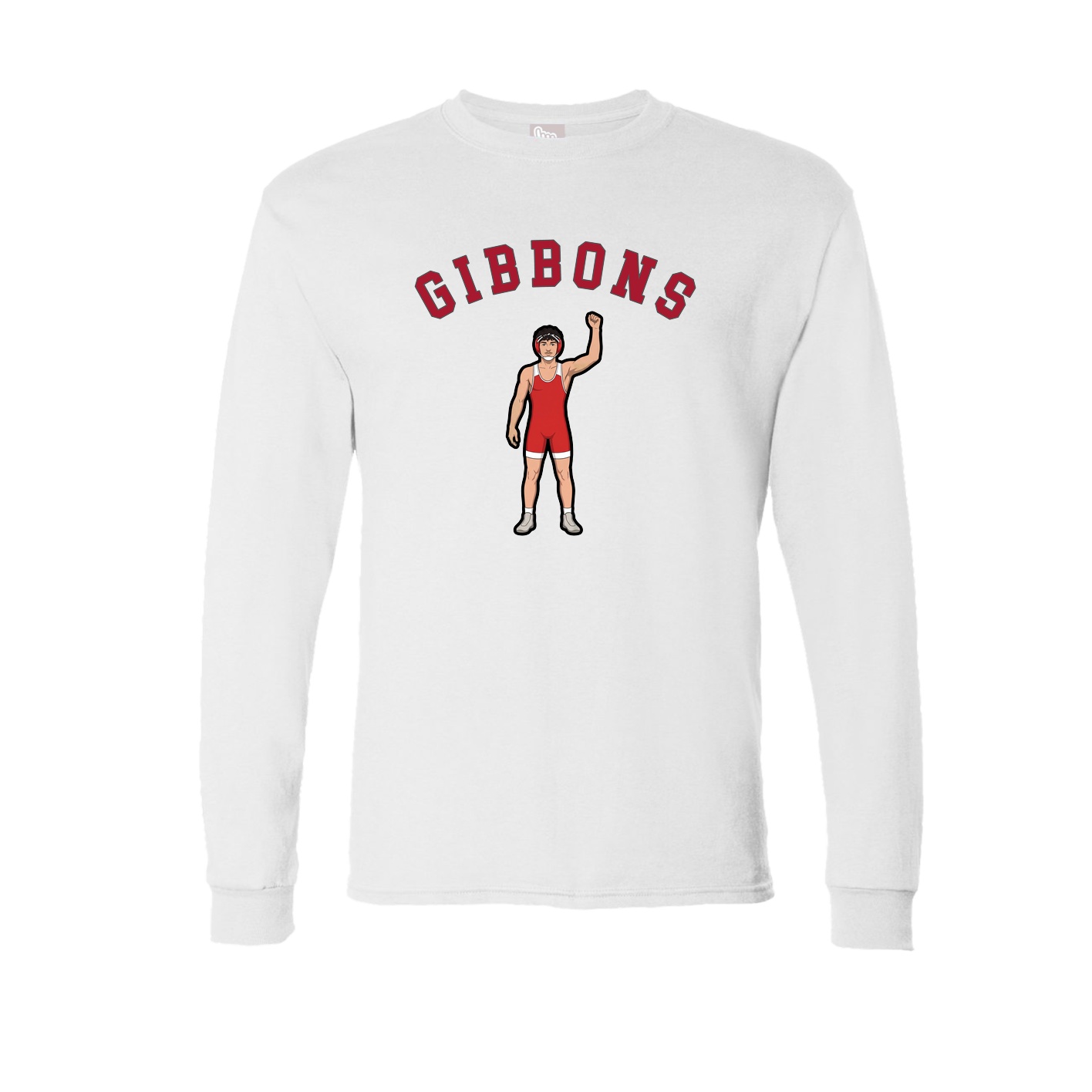 Long Sleeve Tee — Shirsey Arch in White