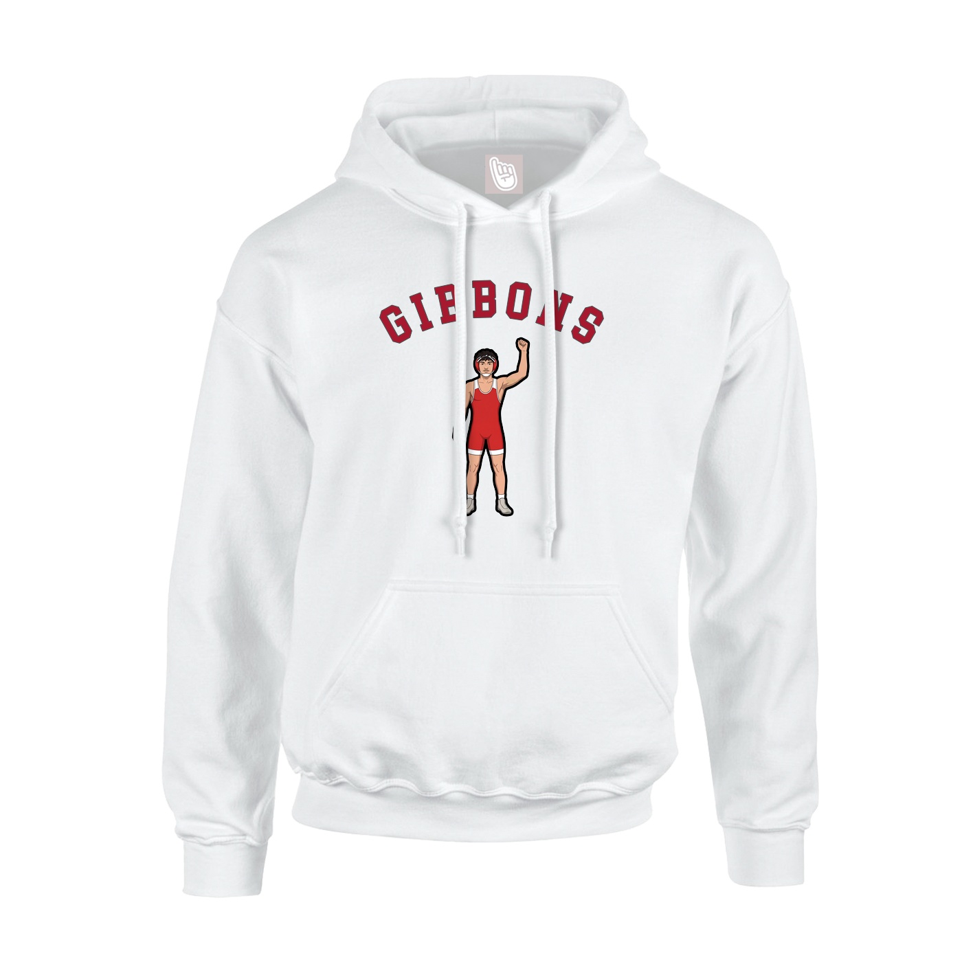 Youth Hoodie — Shirsey Arch in White