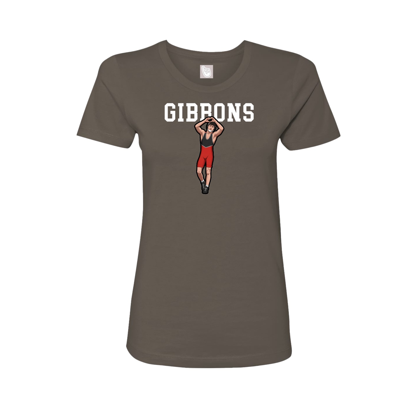 Fitted Women's Tee — Shirsey in Grey