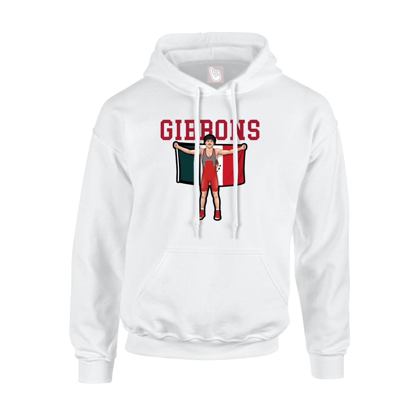 Hoodie — Shirsey in White