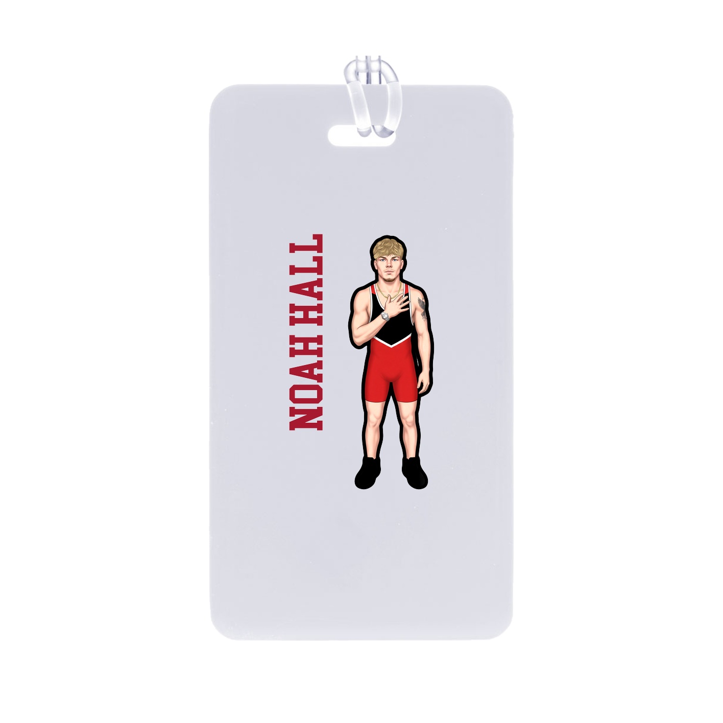 Bag Tag — Name Vertical in Classic