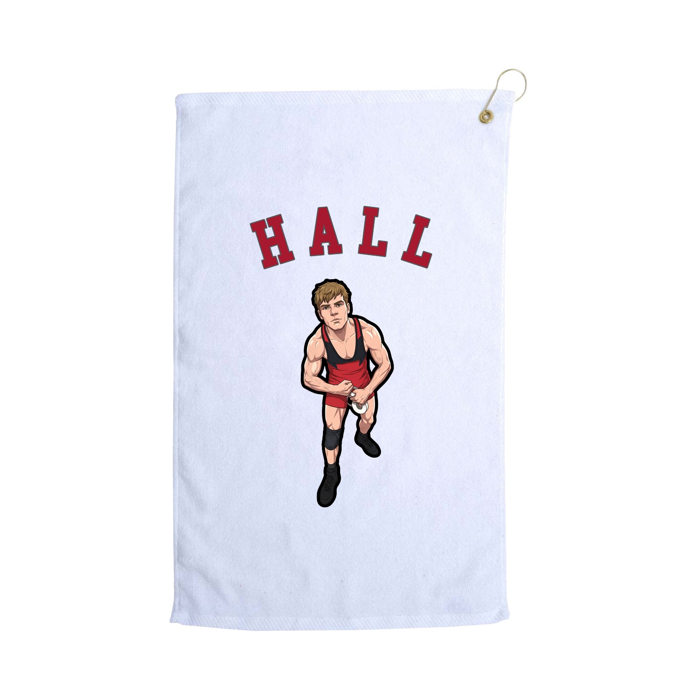 Golf Towel — Shirsey Arch in White