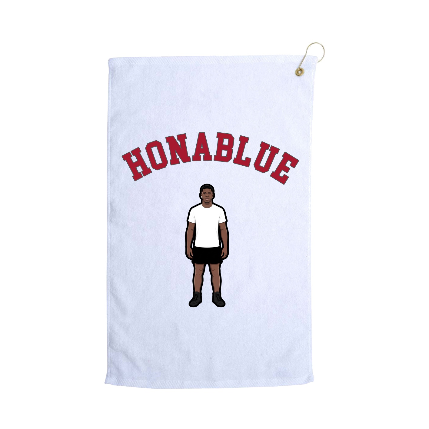 Golf Towel — Shirsey Arch in White
