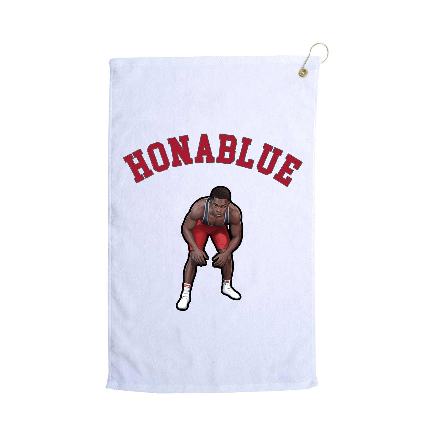Golf Towel — Shirsey Arch in White