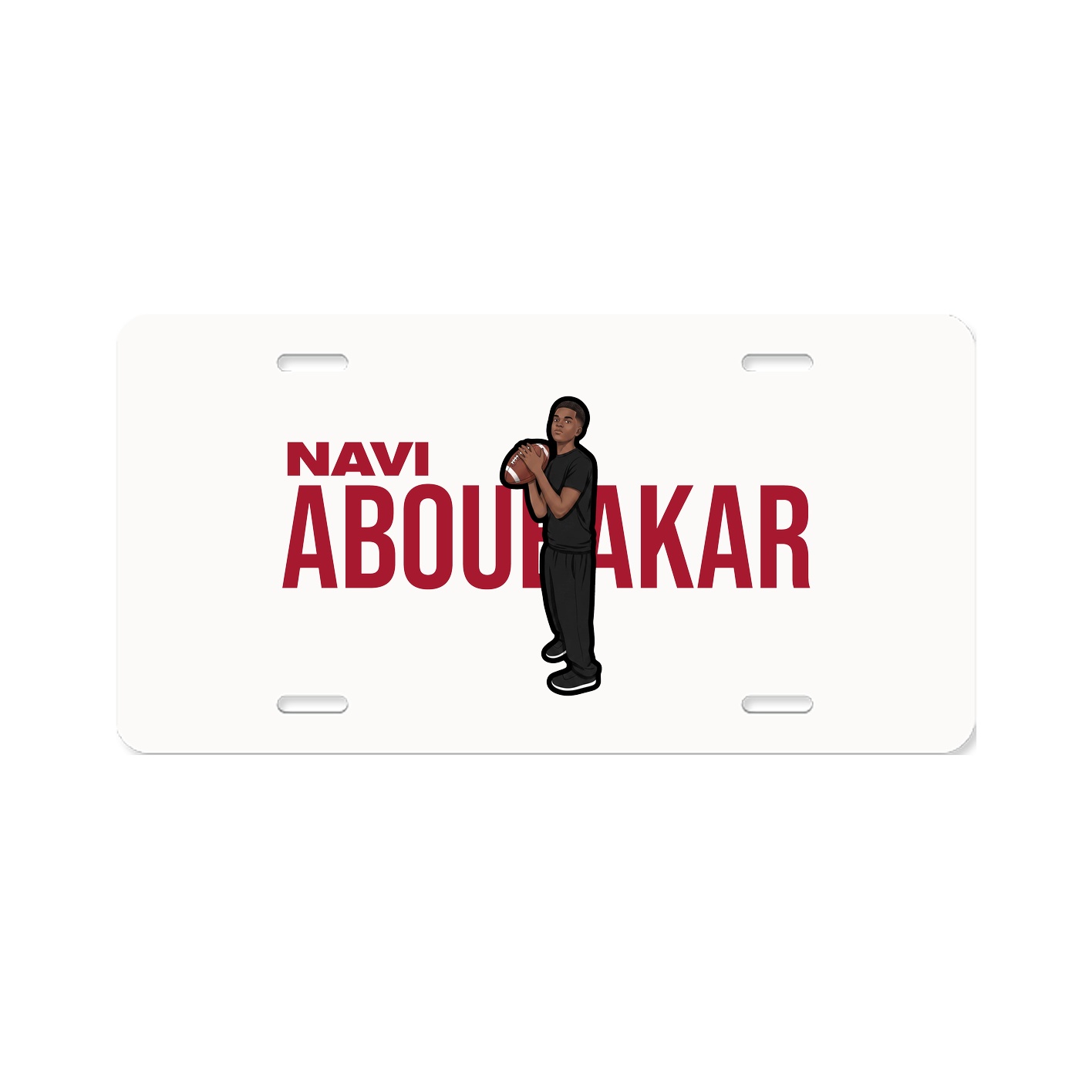 License Plate — Player Name in Classic