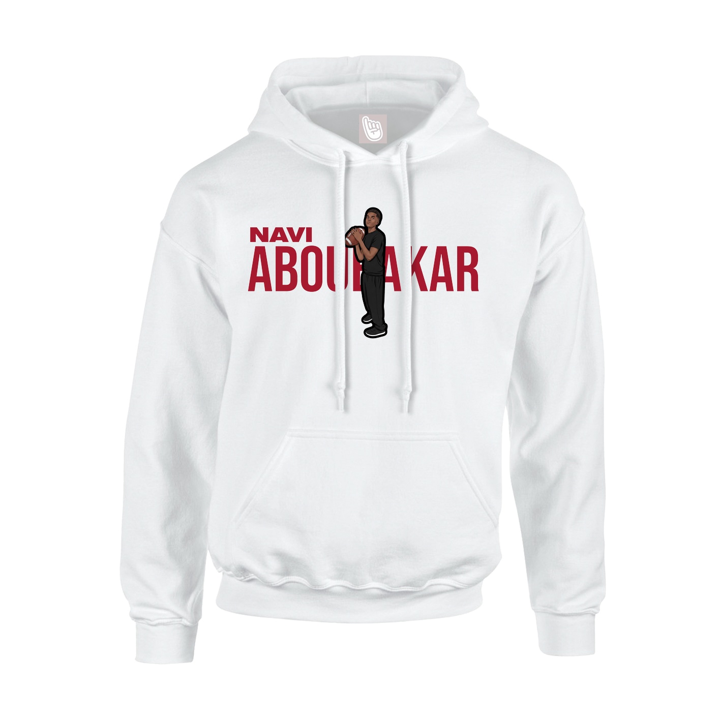 Hoodie — Player Name in White
