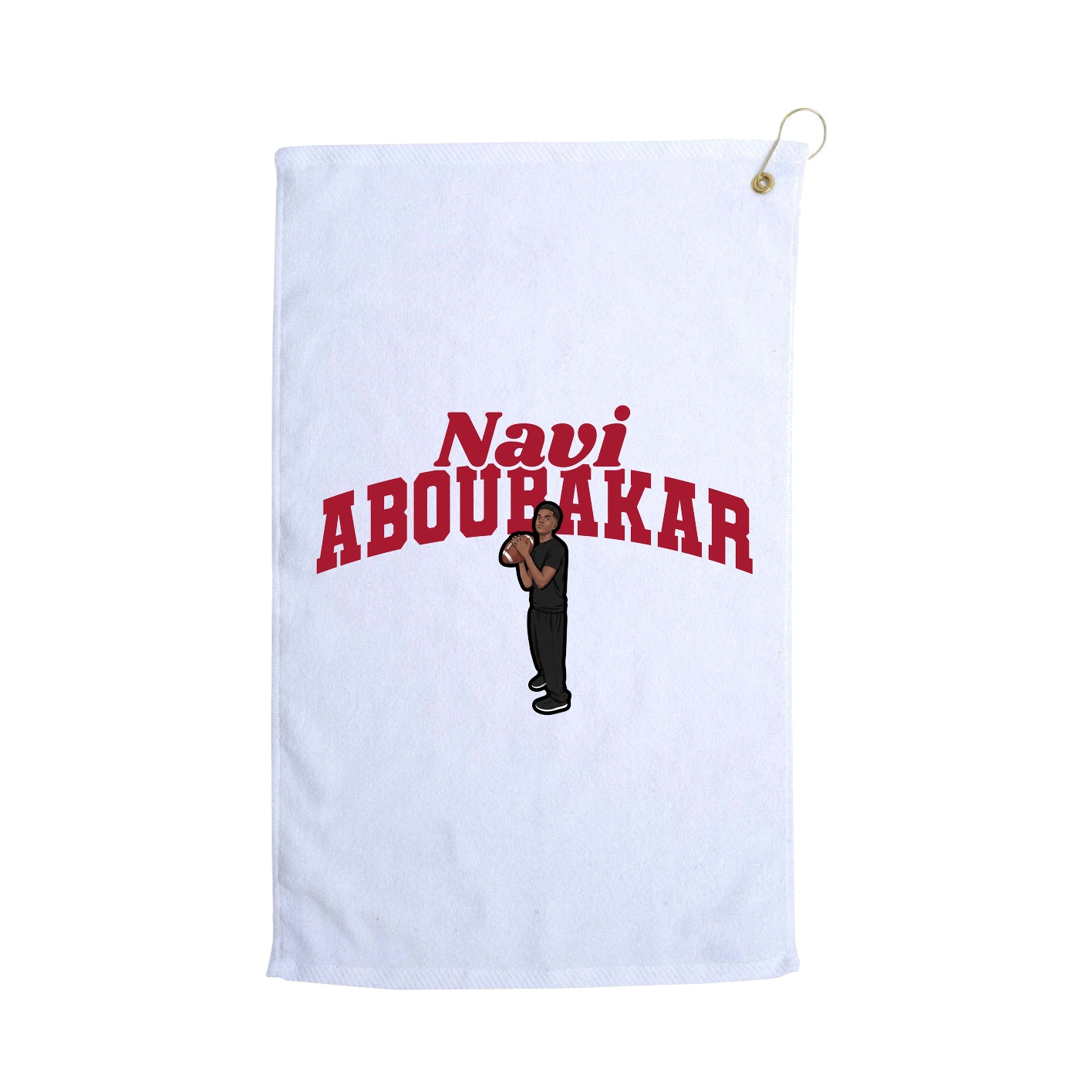 Golf Towel — Signature Arch in White
