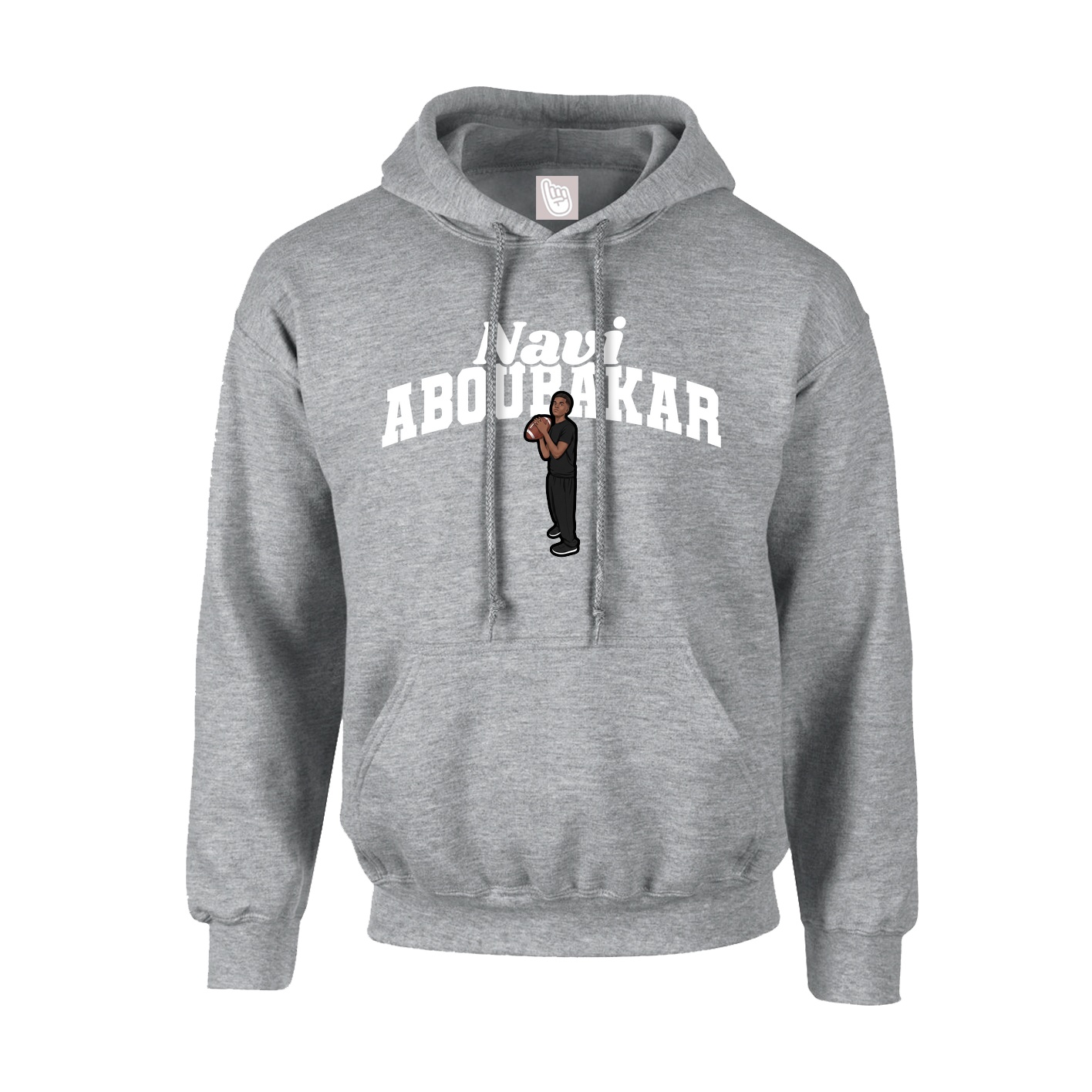 Hoodie — Signature Arch in Grey