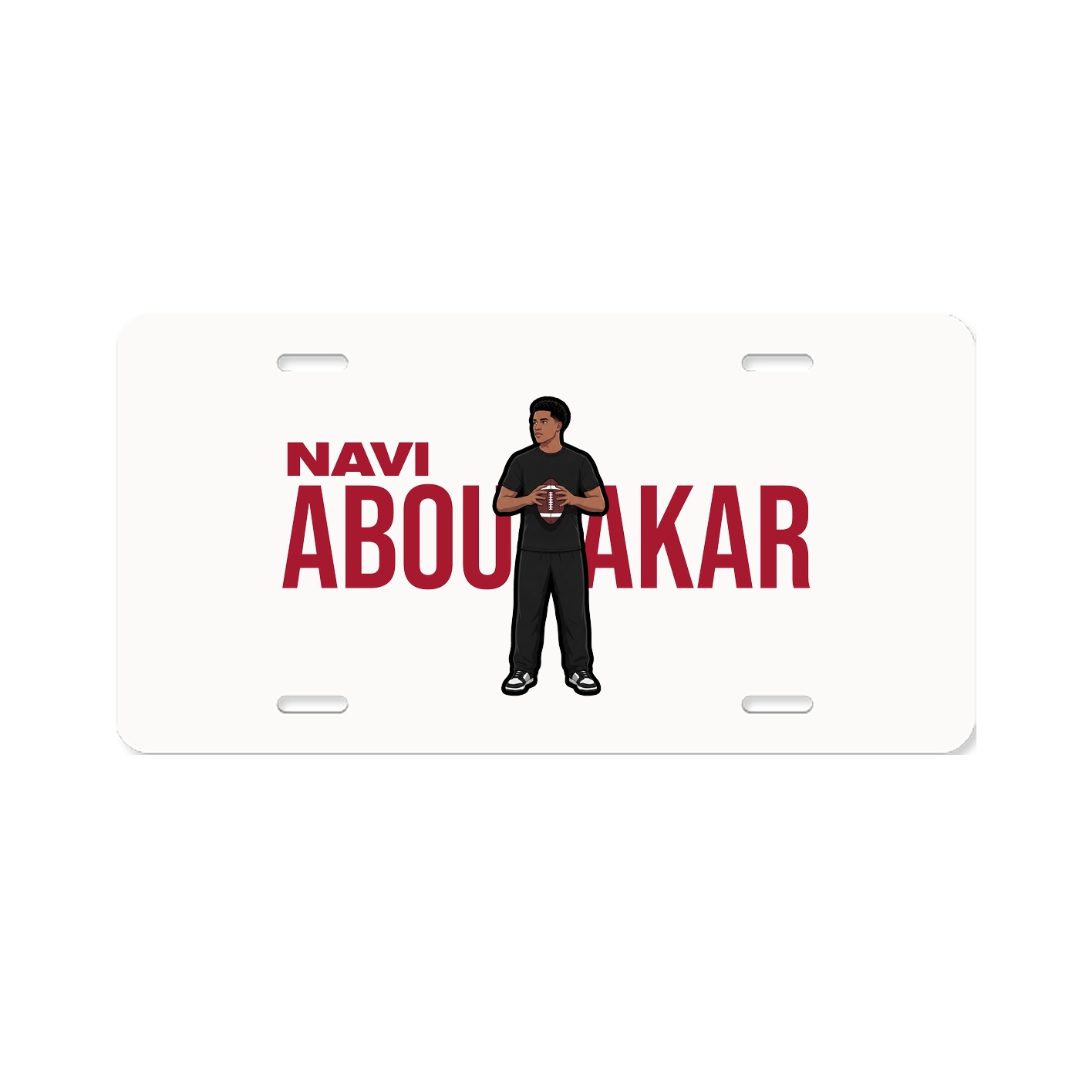 License Plate — Player Name in Classic