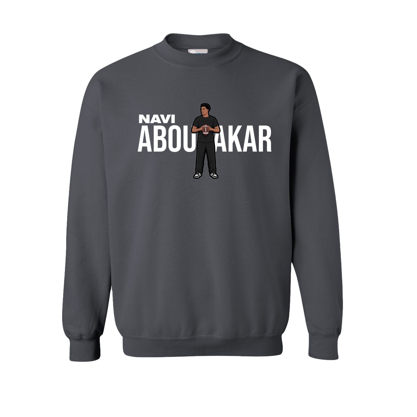 Fleece Crew — Player Name in Grey