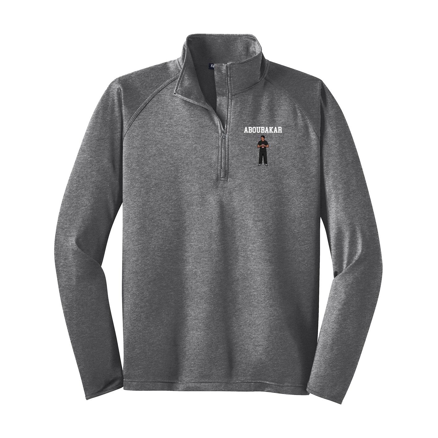Q-Zip Pullover — Shirsey in Grey