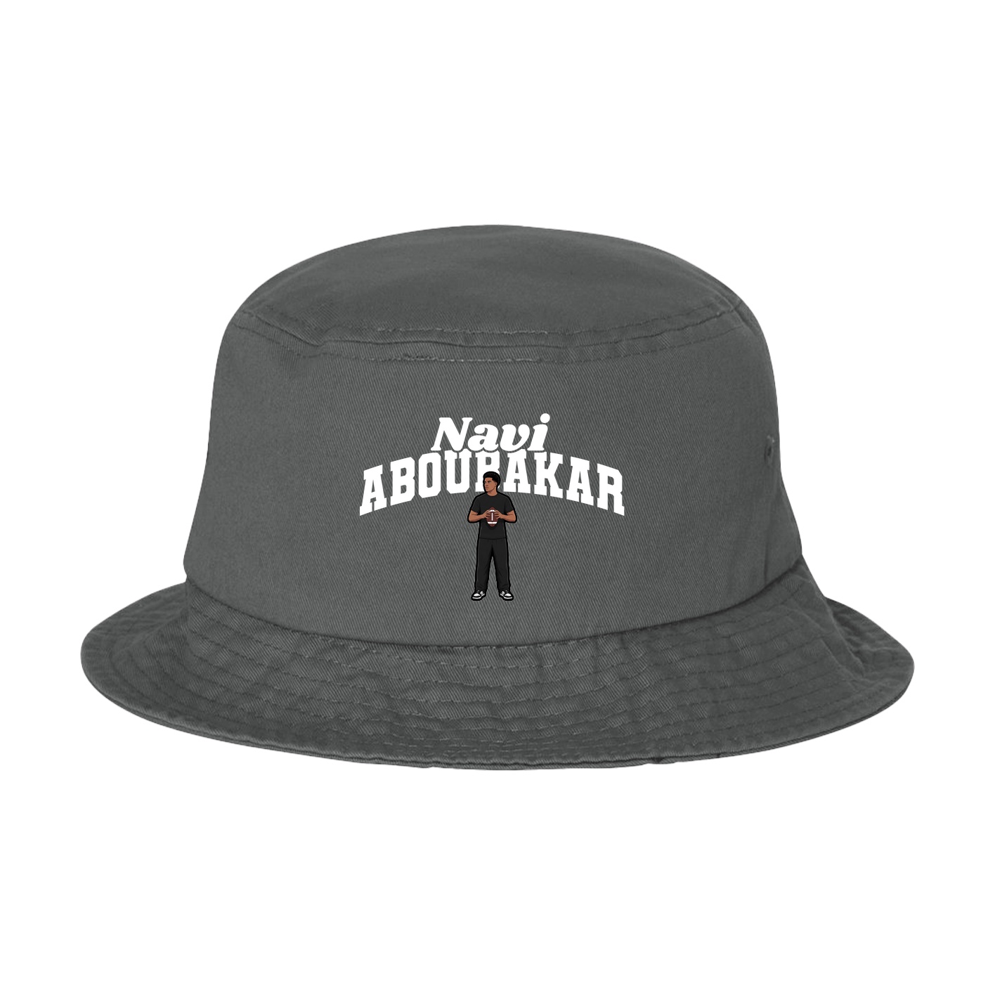 Bucket Cap — Signature Arch in Grey