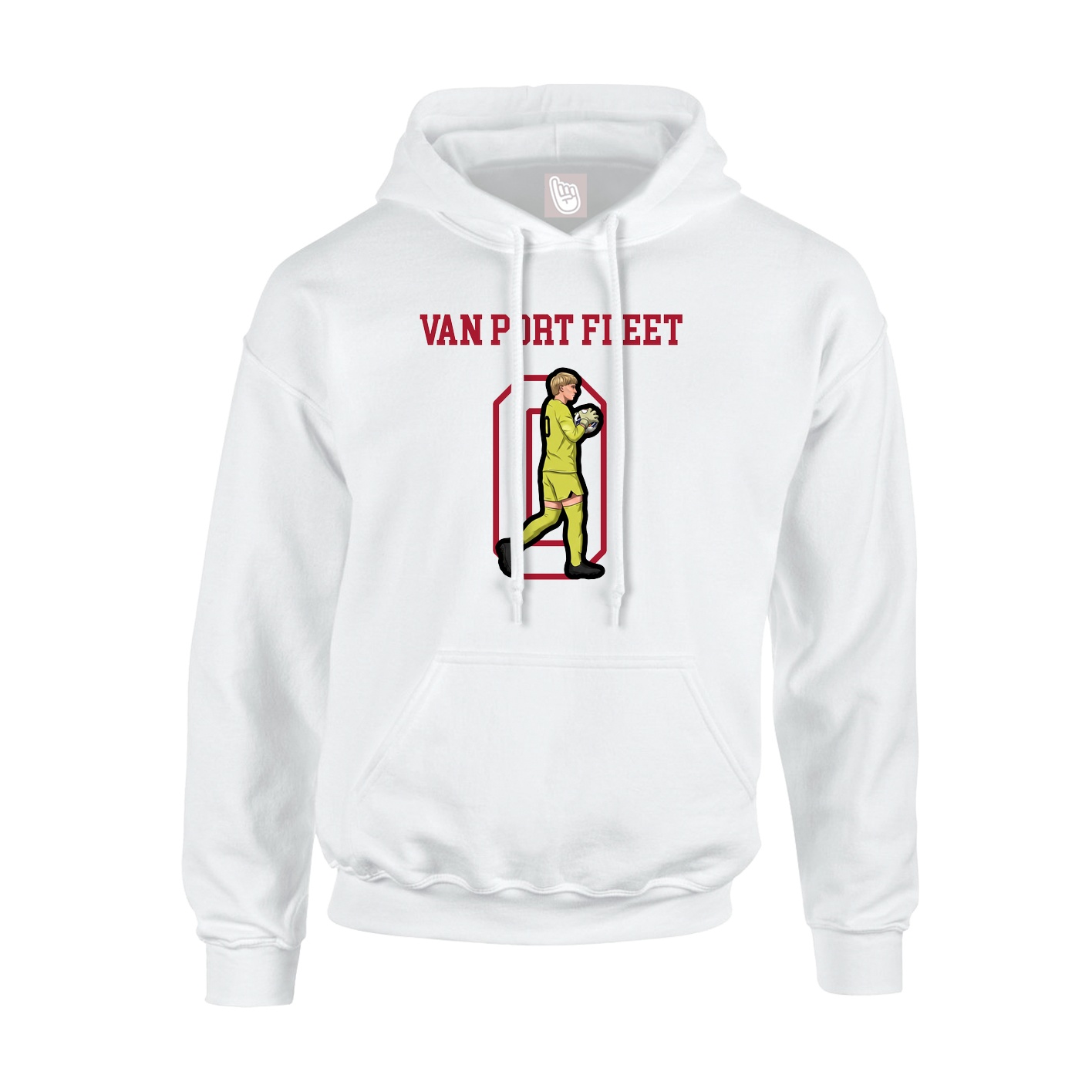 Hoodie — Shirsey in White
