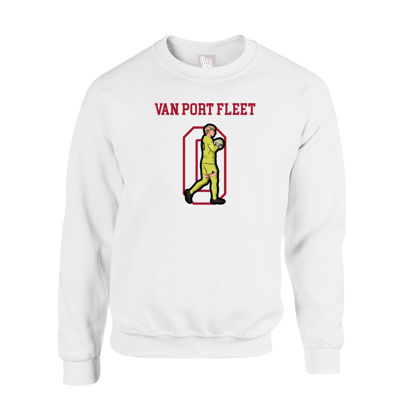 Fleece Crew — Shirsey in White