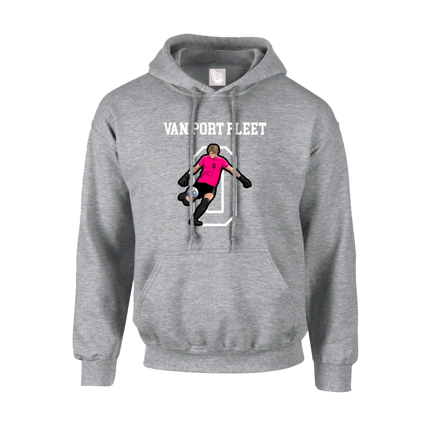 Hoodie — Shirsey in Grey