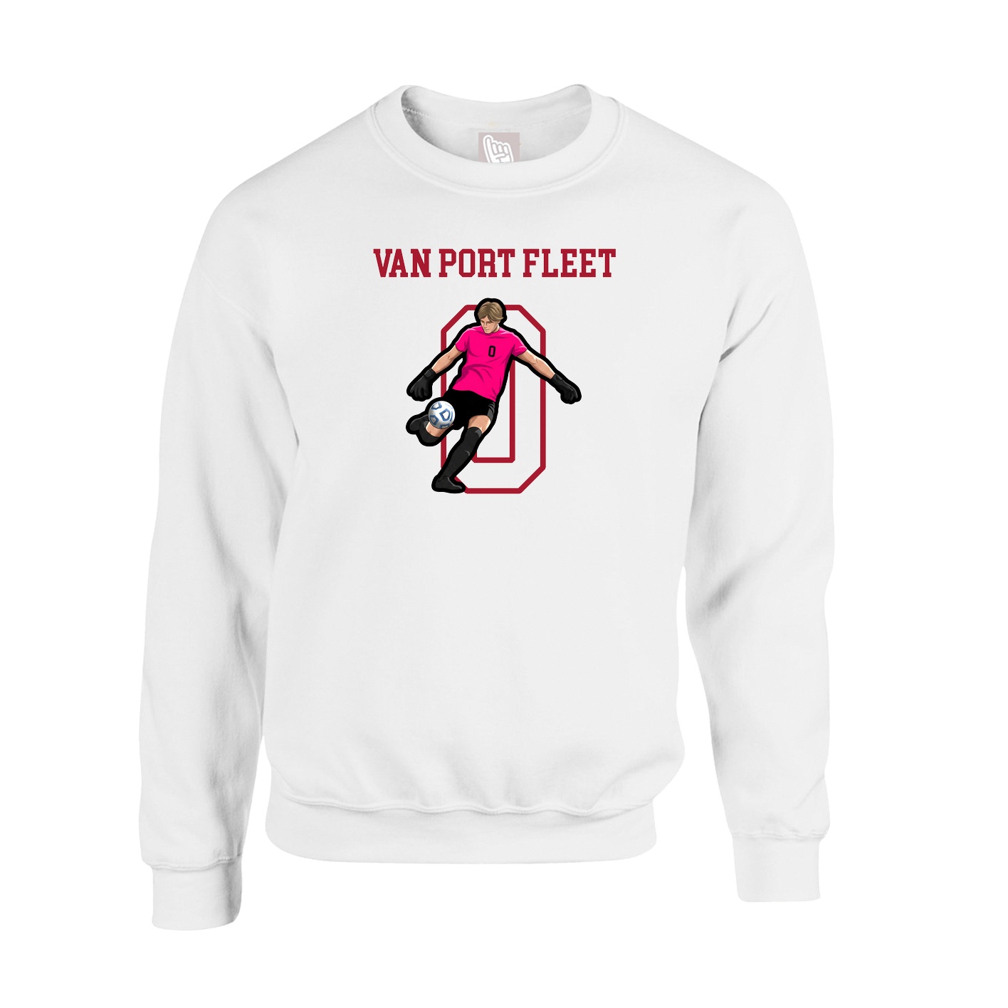 Fleece Crew — Shirsey in White
