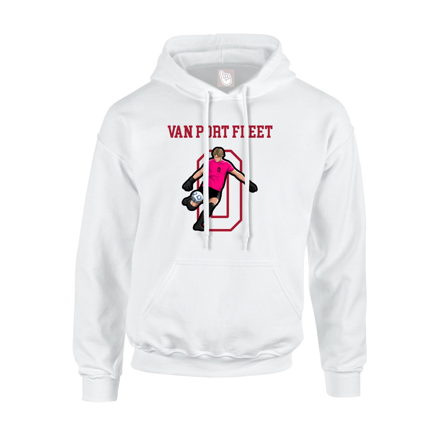 Youth Hoodie — Shirsey in White