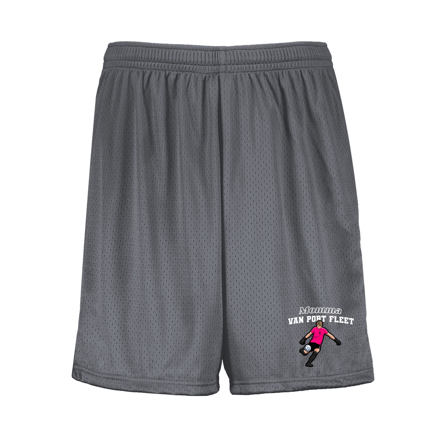 Shorts — Mothers Day Block in Grey