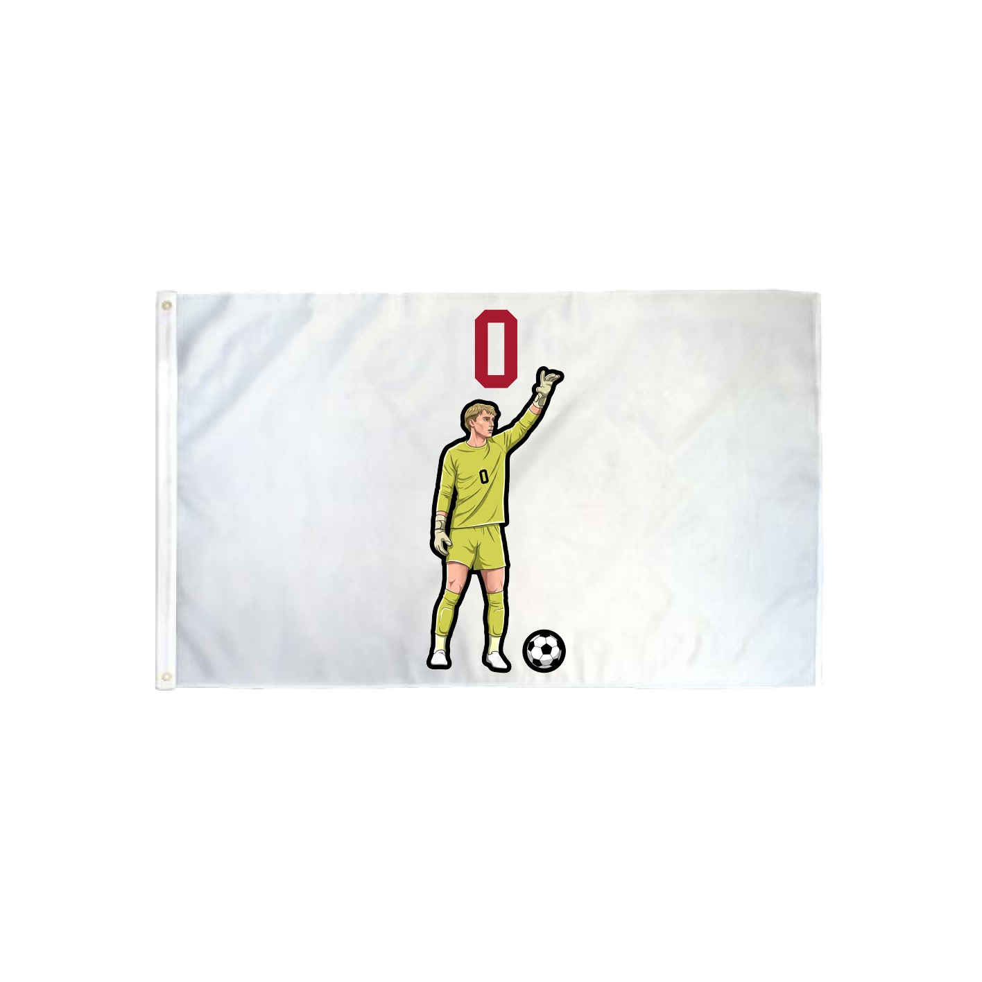 3x5 Flag — Number Top in Classic