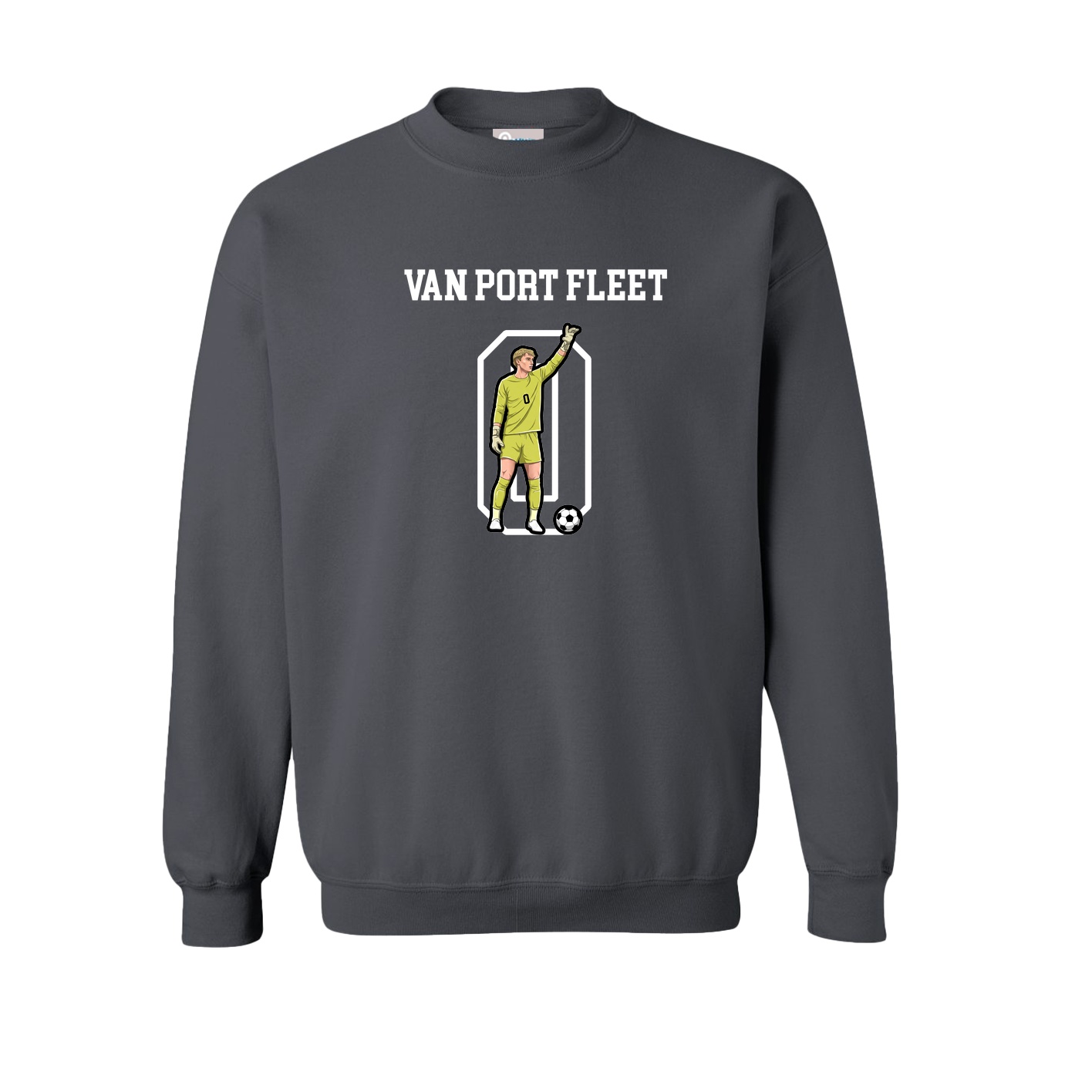 Fleece Crew — Shirsey in Grey