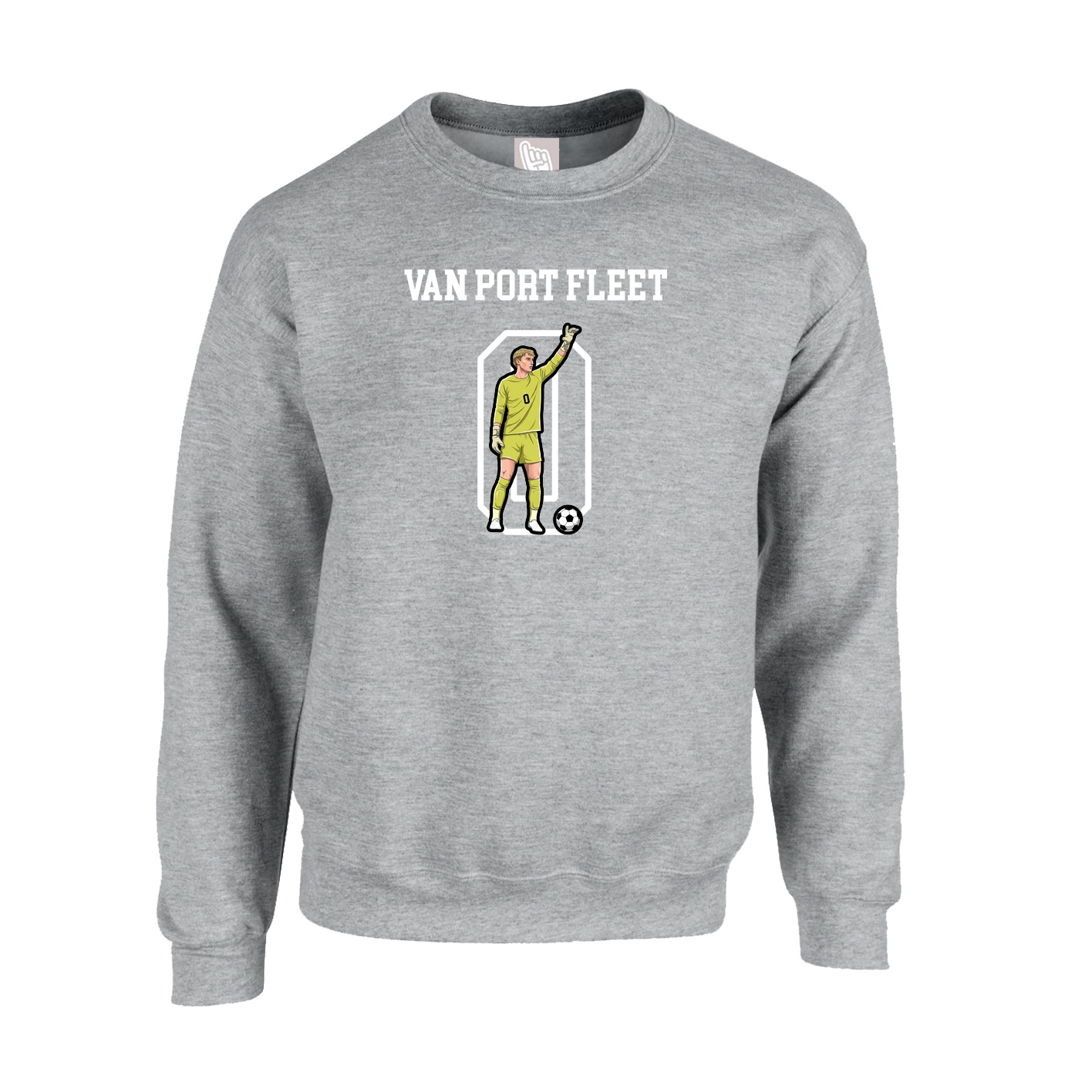 Fleece Crew — Shirsey in Grey