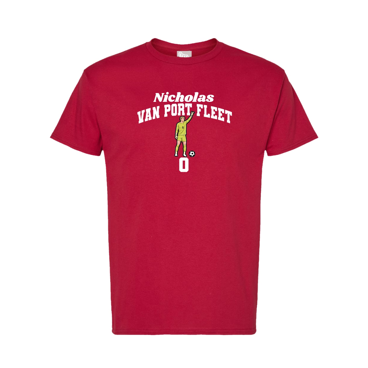 Tee — Signature Arch in Crimson