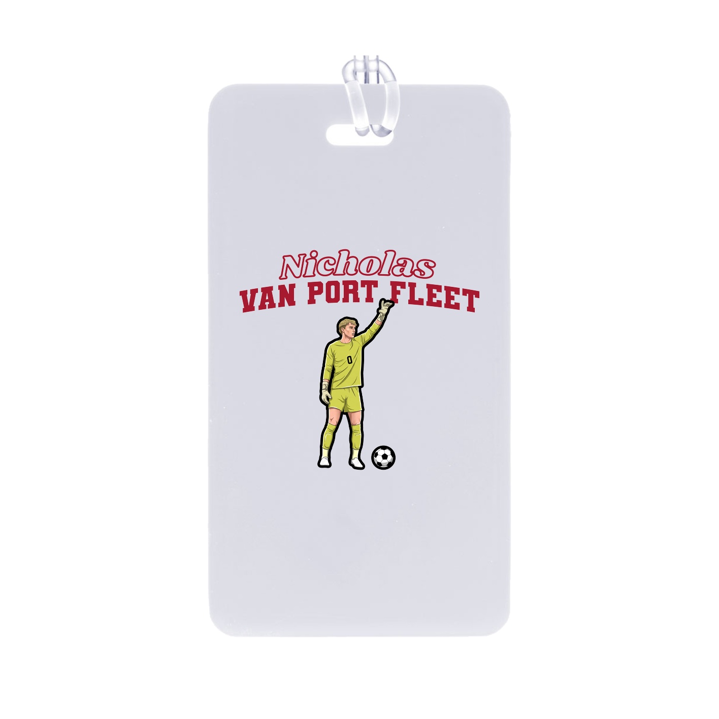 Bag Tag — Name Arch in Classic