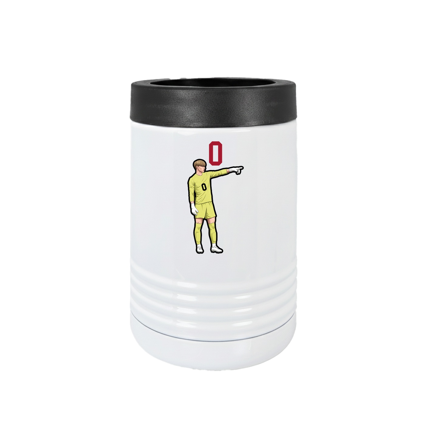 Beverage Holder — Number Top in White