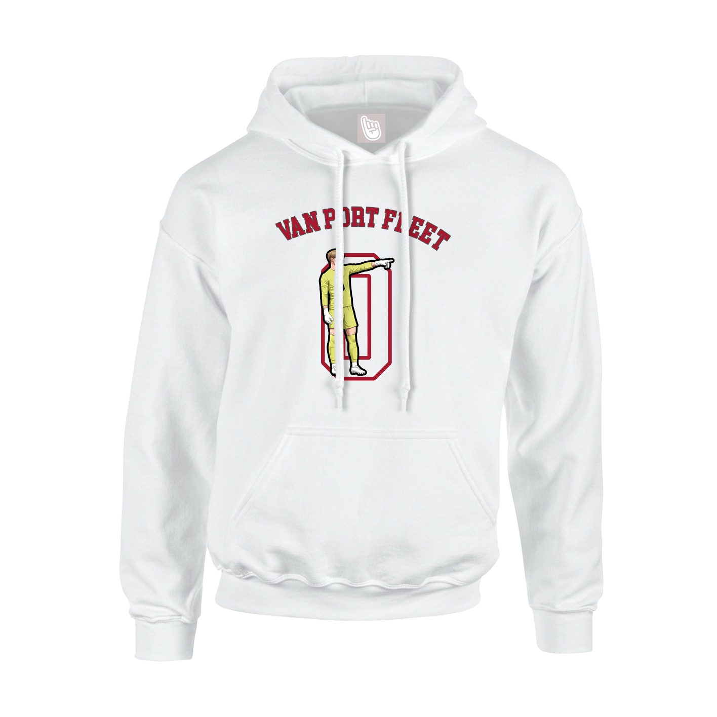 Youth Hoodie — Shirsey Arch in White