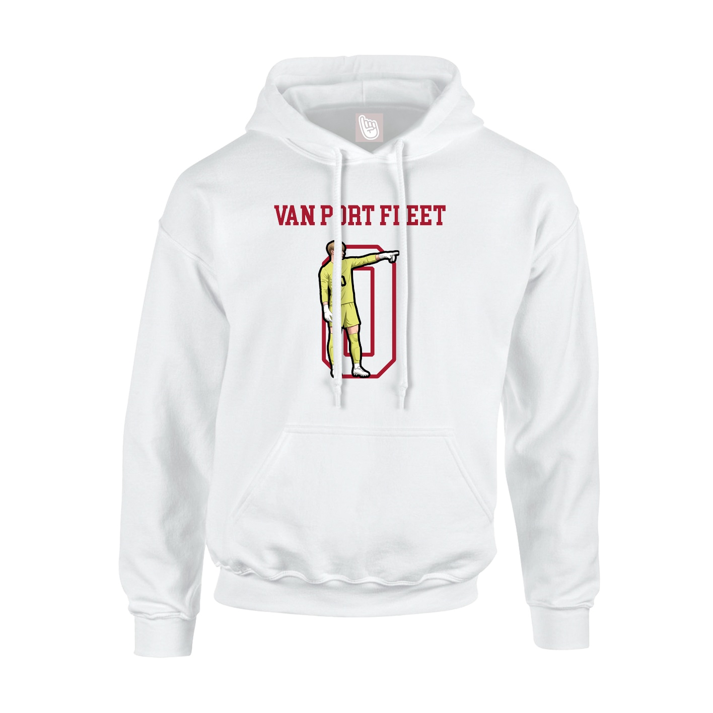 Hoodie — Shirsey in White