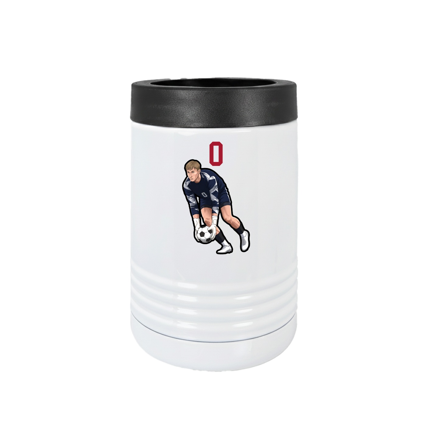 Beverage Holder — Number Top in White
