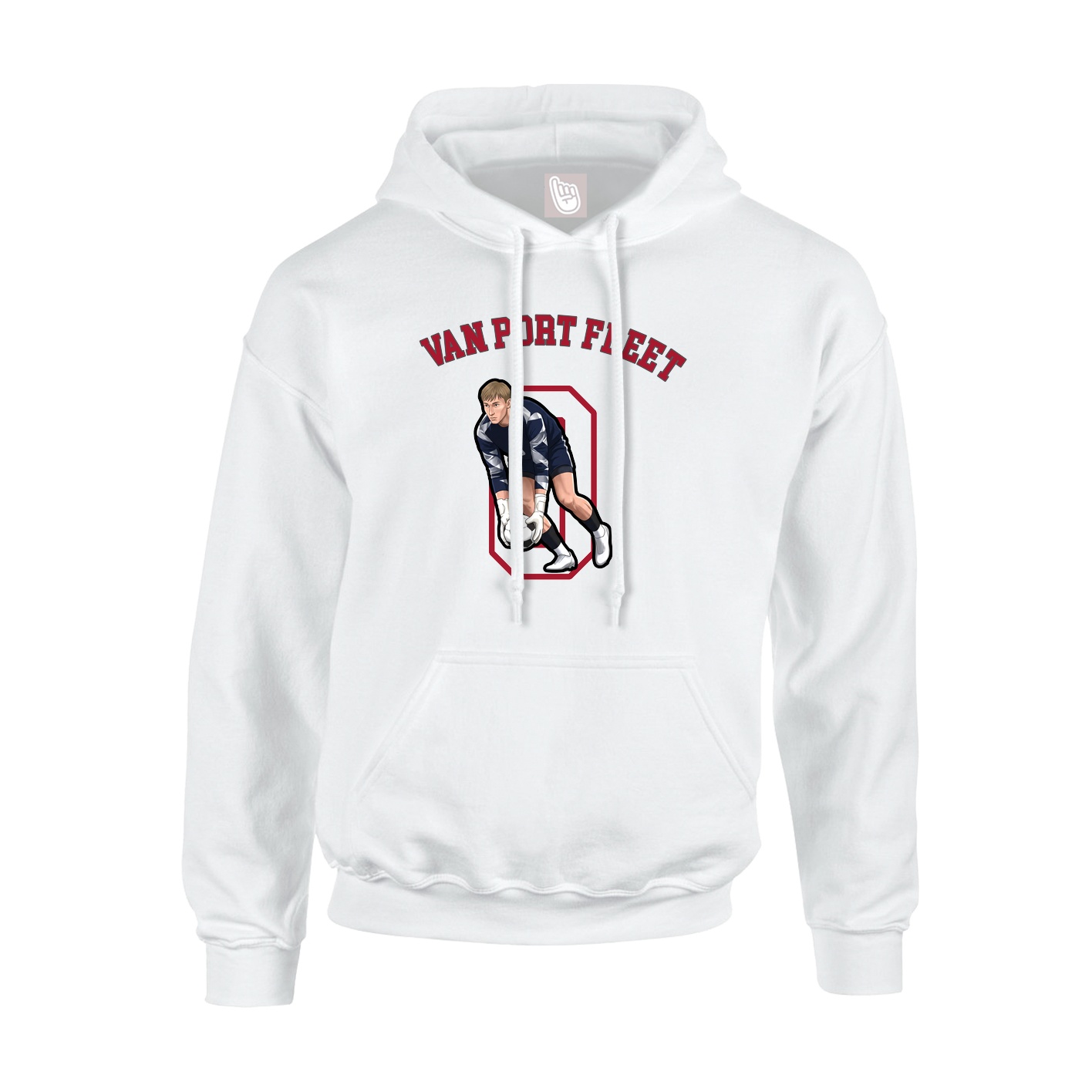 Hoodie — Shirsey Arch in White