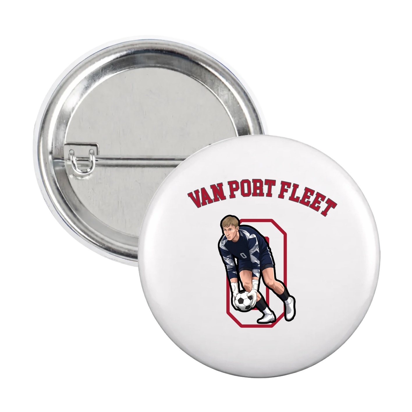 Game Day Button — Shirsey Arch in White